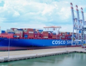 Cảng quốc tế Cái Mép đón tàu container có sức chứa kỉ lục
